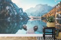 Fototapeta Jezioro Lago Di Braies We Włoszech