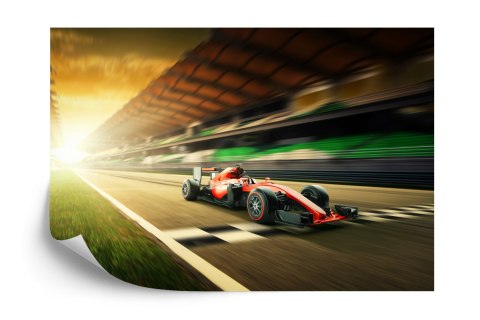 Fototapeta Bolid F1 Na Lini Finiszu