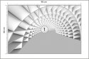 Fototapeta 3D Tunel - Głębia