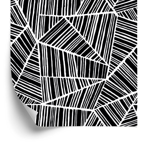 Tapeta Czarno-Białe Wzory Geometryczne