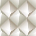 Tapeta Modernistyczny Wzór Geometryczny - Efekt 3D