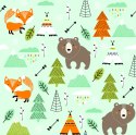 Tapeta Dla Dzieci - Cudowne Leśne Zwierzątka