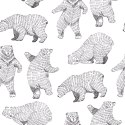 Tapeta Dla Dzieci - Zabawne Niedźwiadki