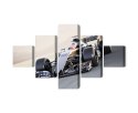Obraz Wieloczęściowy Samochód Formuły 1 Na Torze Wyścigowym