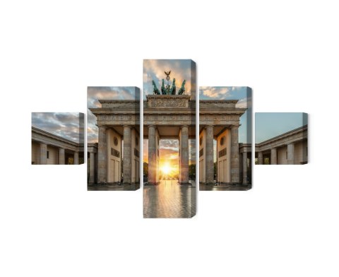 Obraz Wieloczęściowy Brama Brandenburska W Berlinie