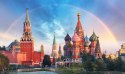 Obraz Wieloczęściowy Panorama Placu Czerwonego Z Kremlem I Soborem Wasyla Błogosławionego